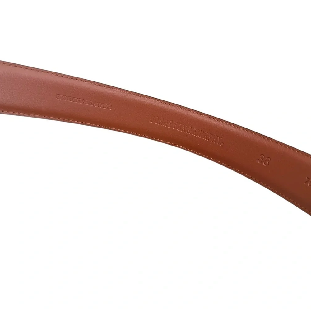 New Johnston & Murphy Dress Leather Belt Size 38”
